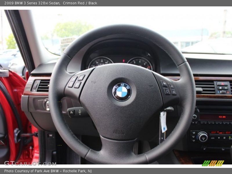 Crimson Red / Black 2009 BMW 3 Series 328xi Sedan