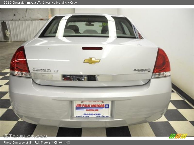 Silver Ice Metallic / Gray 2010 Chevrolet Impala LT