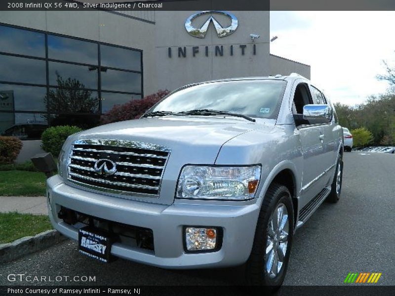 Silver Indulgence / Charcoal 2008 Infiniti QX 56 4WD