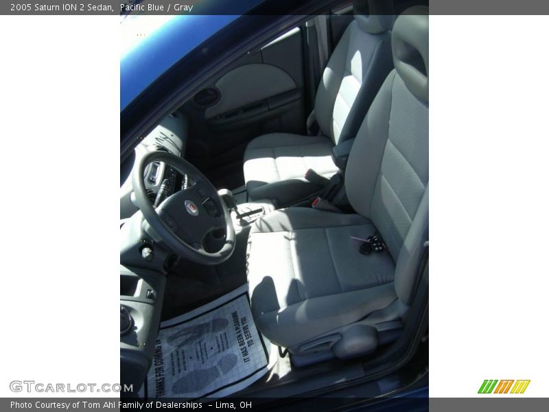 Pacific Blue / Gray 2005 Saturn ION 2 Sedan