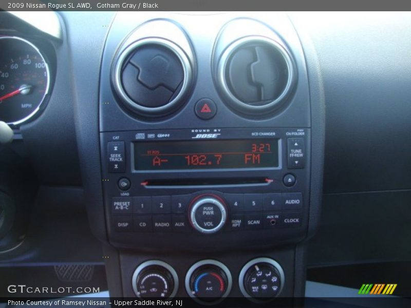 Gotham Gray / Black 2009 Nissan Rogue SL AWD