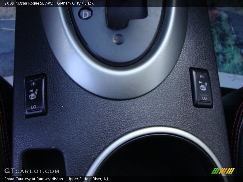 Gotham Gray / Black 2009 Nissan Rogue SL AWD