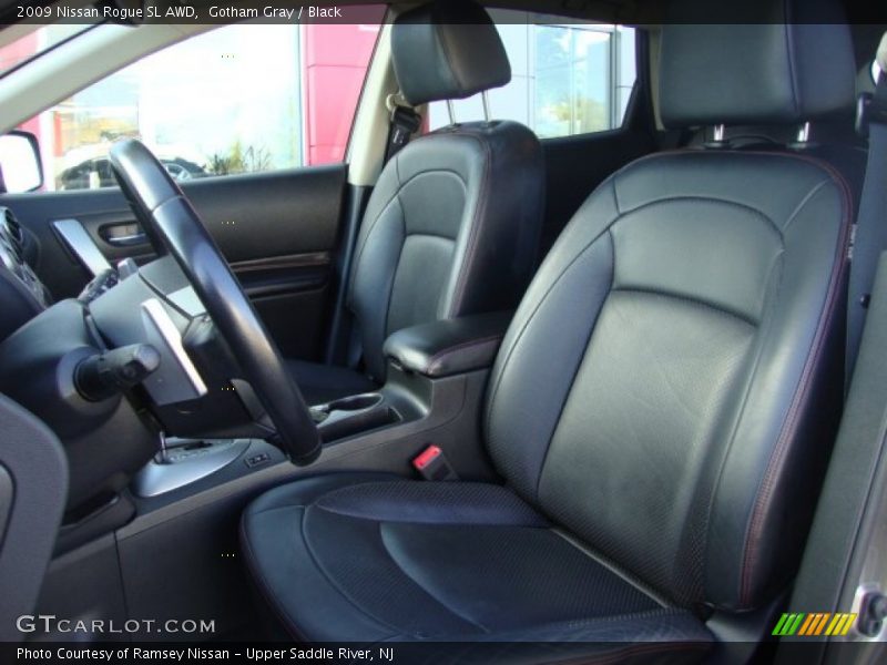 Gotham Gray / Black 2009 Nissan Rogue SL AWD