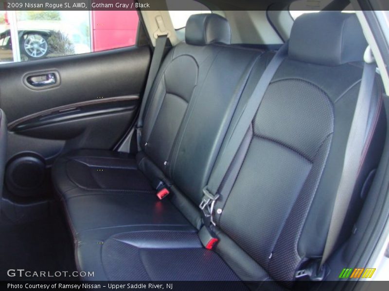 Gotham Gray / Black 2009 Nissan Rogue SL AWD
