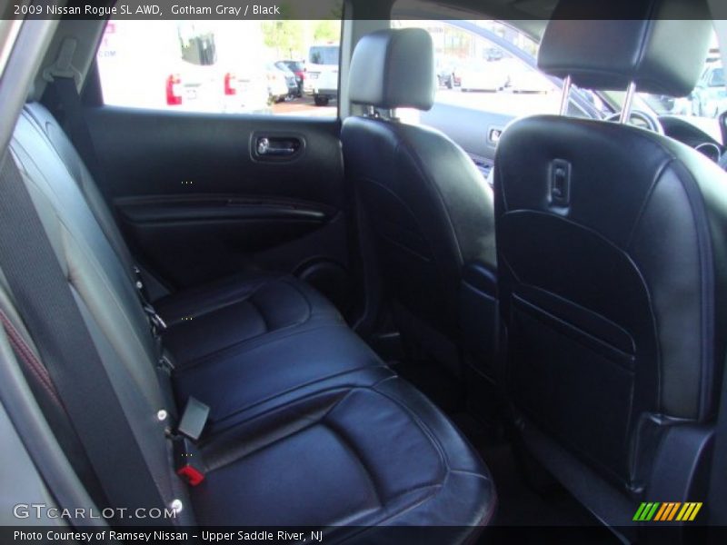 Gotham Gray / Black 2009 Nissan Rogue SL AWD
