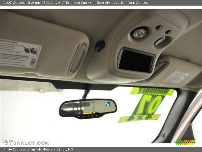 Silver Birch Metallic / Dark Charcoal 2007 Chevrolet Silverado 1500 Classic LT Extended Cab 4x4