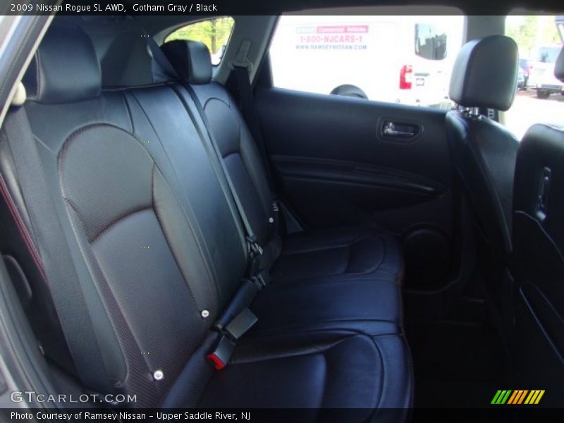 Gotham Gray / Black 2009 Nissan Rogue SL AWD