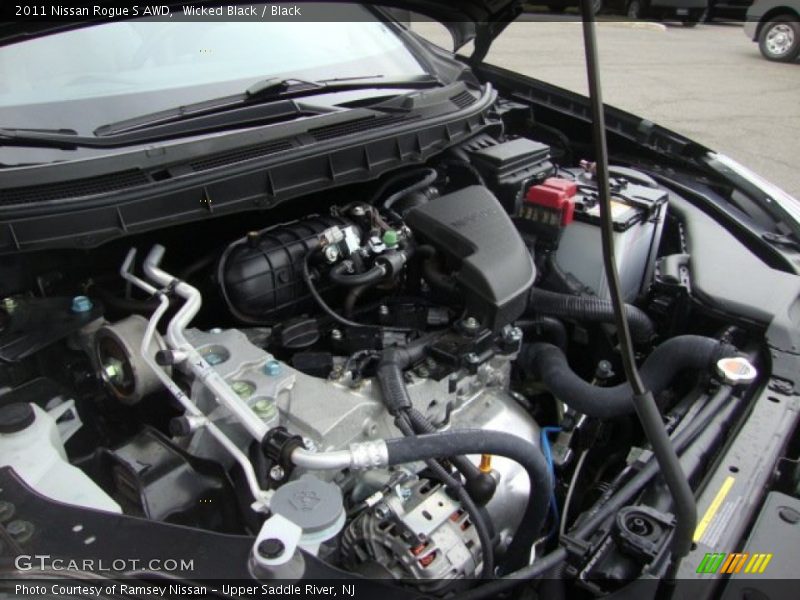 Wicked Black / Black 2011 Nissan Rogue S AWD