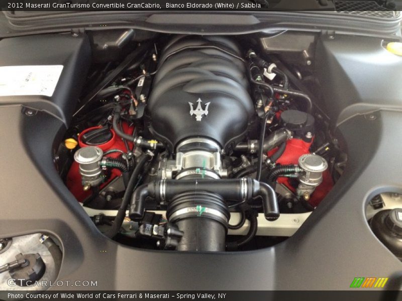  2012 GranTurismo Convertible GranCabrio Engine - 4.7 Liter DOHC 32-Valve VVT V8