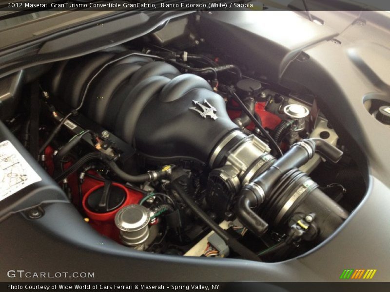  2012 GranTurismo Convertible GranCabrio Engine - 4.7 Liter DOHC 32-Valve VVT V8