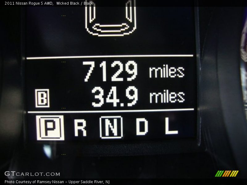 Wicked Black / Black 2011 Nissan Rogue S AWD