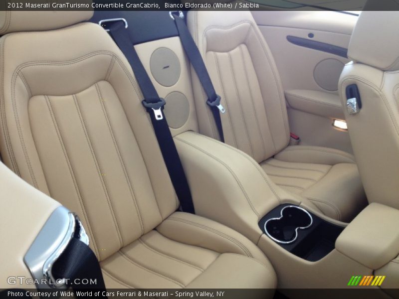 Rear Seat of 2012 GranTurismo Convertible GranCabrio