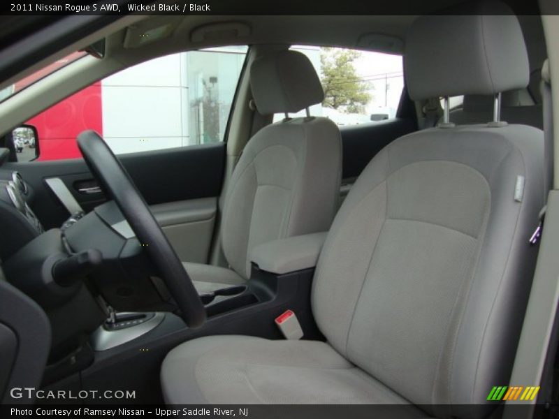 Wicked Black / Black 2011 Nissan Rogue S AWD