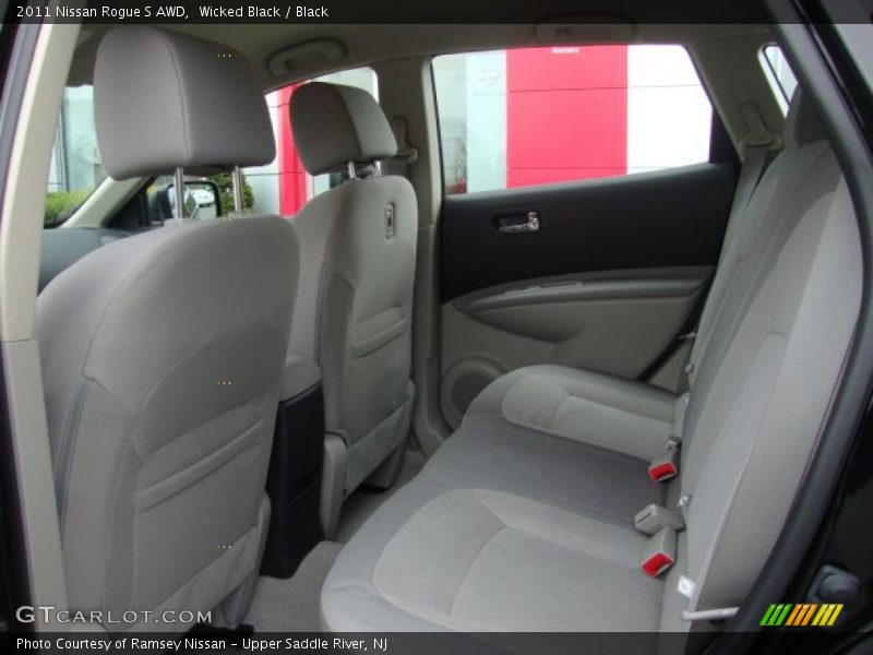 Wicked Black / Black 2011 Nissan Rogue S AWD