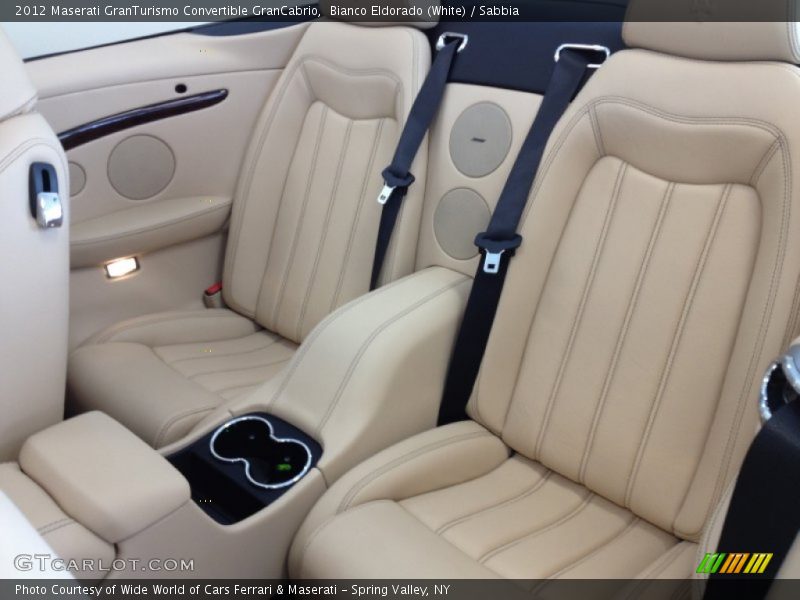 Rear Seat of 2012 GranTurismo Convertible GranCabrio