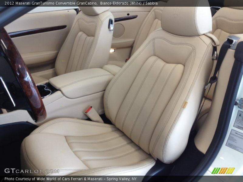 Front Seat of 2012 GranTurismo Convertible GranCabrio
