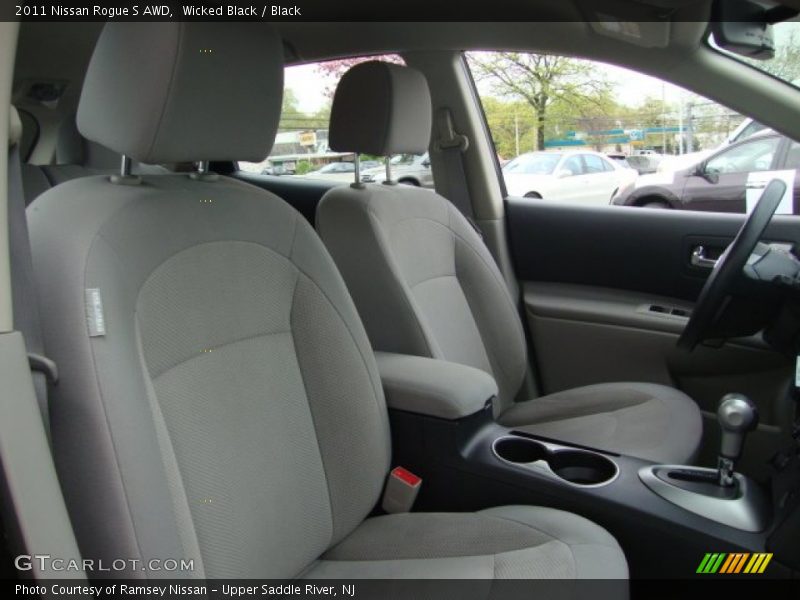 Wicked Black / Black 2011 Nissan Rogue S AWD