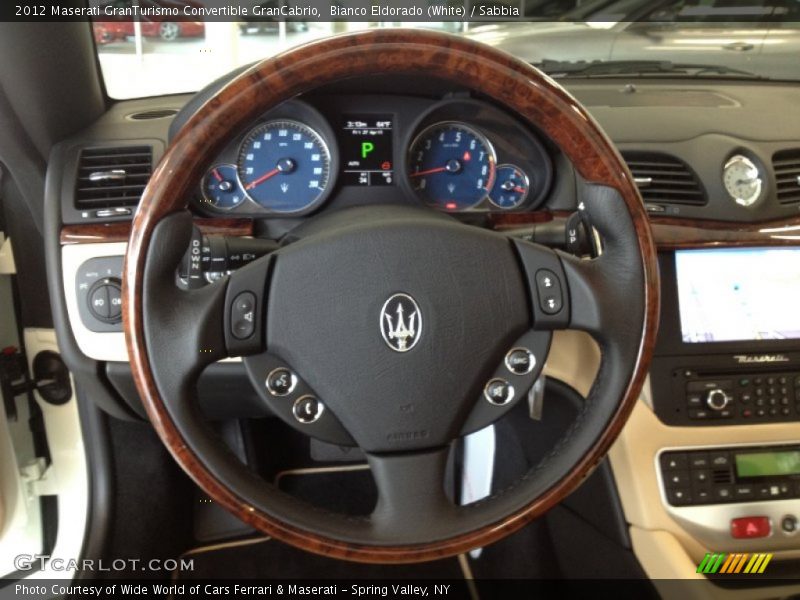  2012 GranTurismo Convertible GranCabrio Steering Wheel