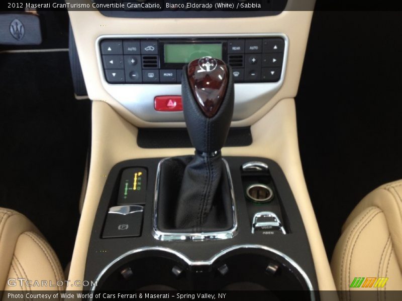  2012 GranTurismo Convertible GranCabrio 6 Speed ZF Paddle-Shift Automatic Shifter