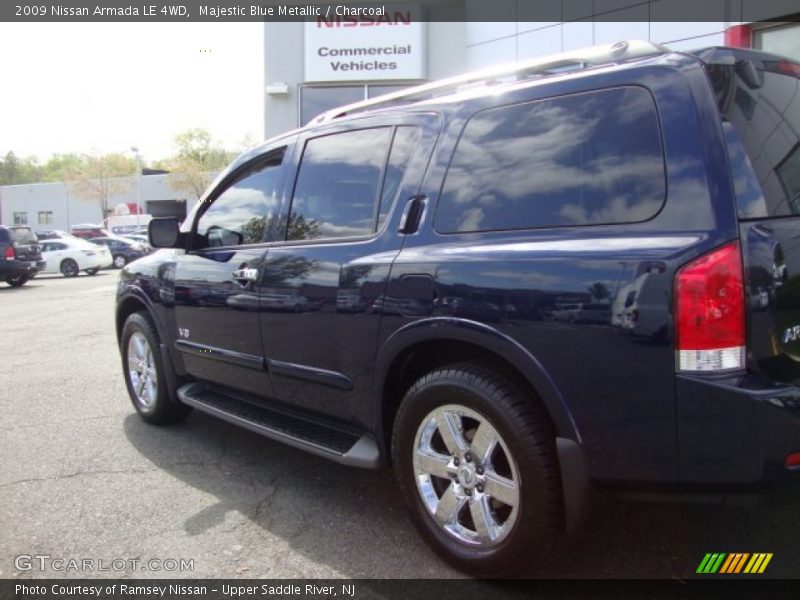 Majestic Blue Metallic / Charcoal 2009 Nissan Armada LE 4WD