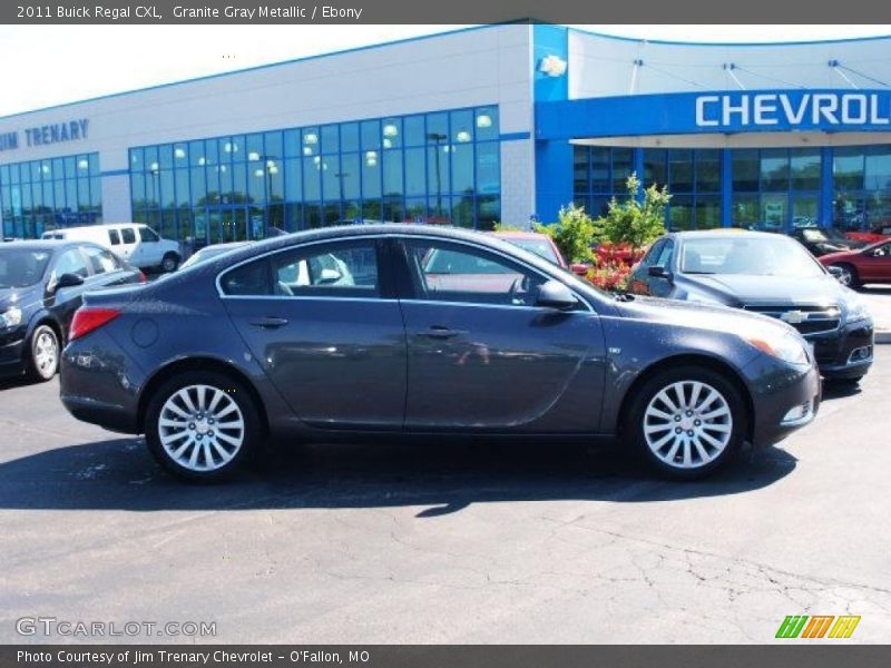 Granite Gray Metallic / Ebony 2011 Buick Regal CXL