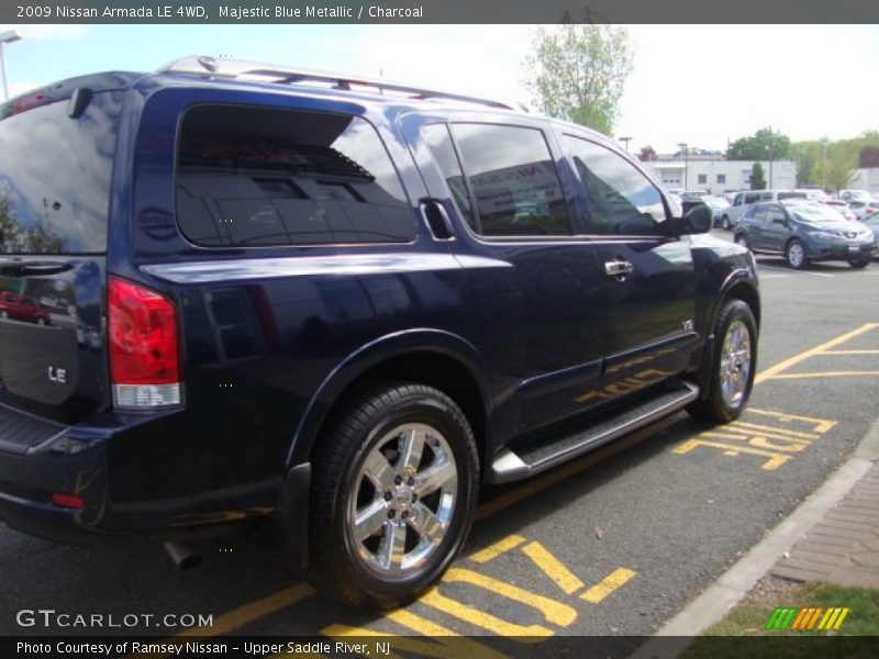 Majestic Blue Metallic / Charcoal 2009 Nissan Armada LE 4WD