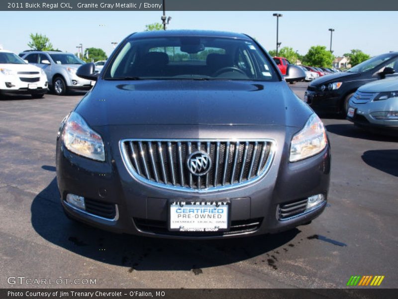 Granite Gray Metallic / Ebony 2011 Buick Regal CXL