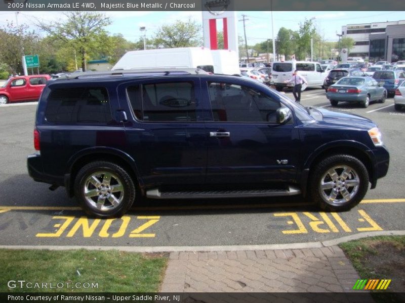 Majestic Blue Metallic / Charcoal 2009 Nissan Armada LE 4WD