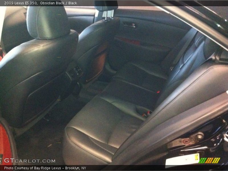 Obsidian Black / Black 2009 Lexus ES 350
