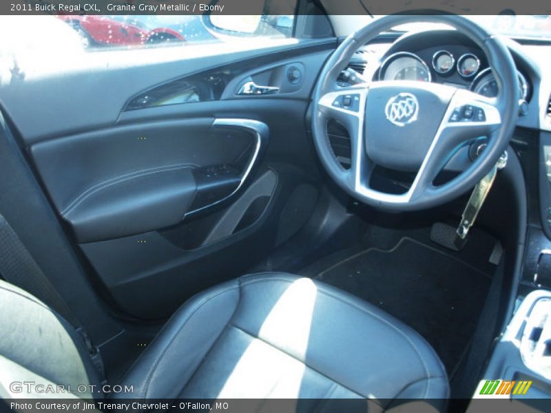 Granite Gray Metallic / Ebony 2011 Buick Regal CXL