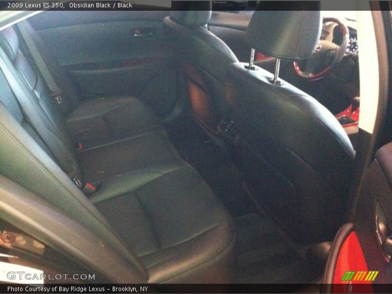 Obsidian Black / Black 2009 Lexus ES 350