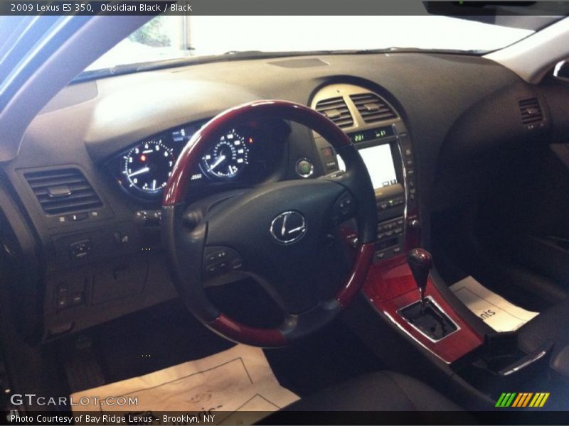 Obsidian Black / Black 2009 Lexus ES 350