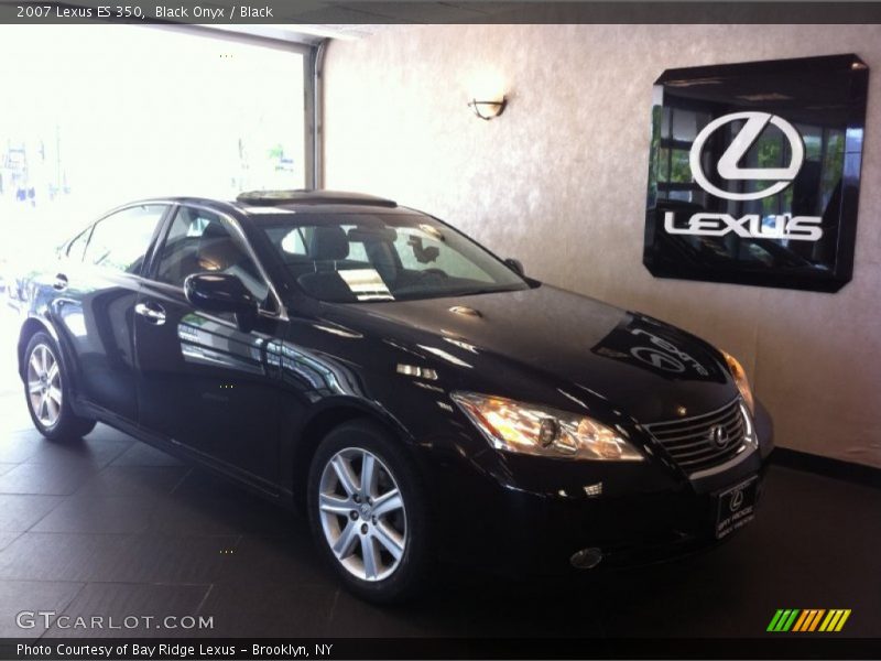 Black Onyx / Black 2007 Lexus ES 350