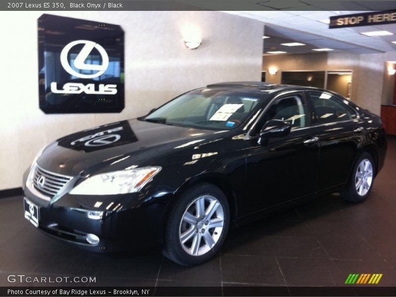 Black Onyx / Black 2007 Lexus ES 350