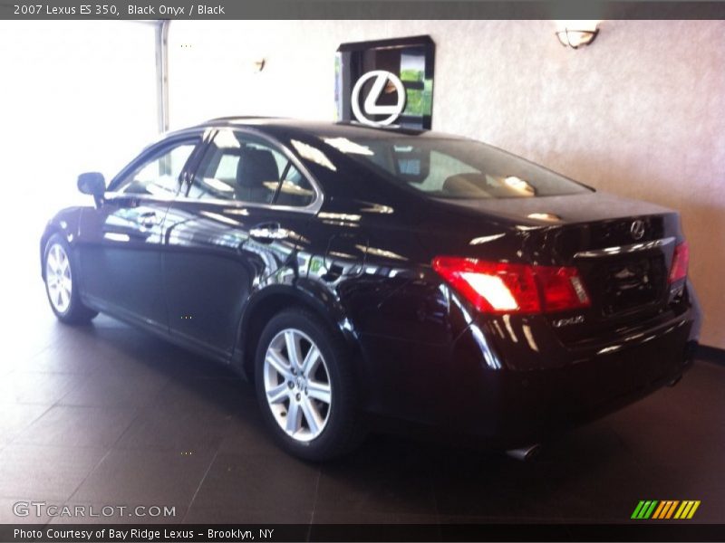Black Onyx / Black 2007 Lexus ES 350