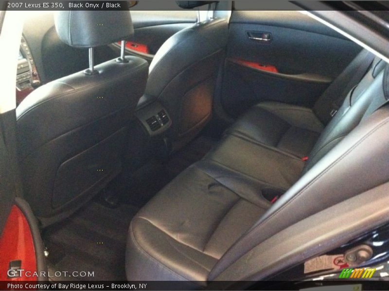 Black Onyx / Black 2007 Lexus ES 350