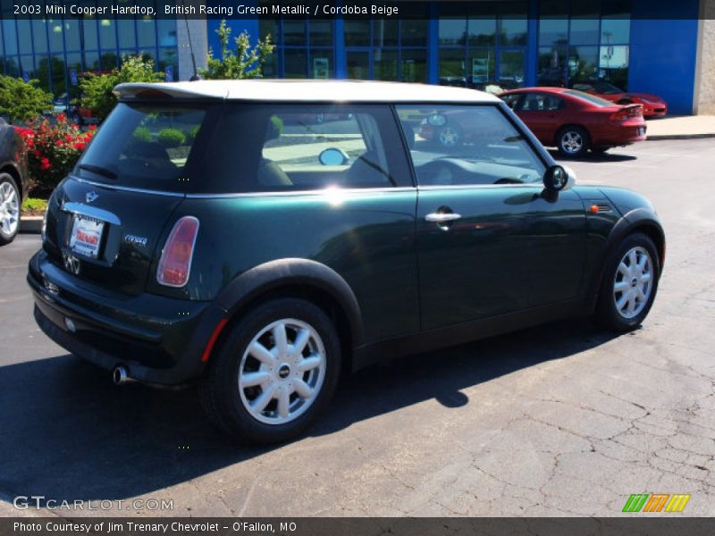 British Racing Green Metallic / Cordoba Beige 2003 Mini Cooper Hardtop