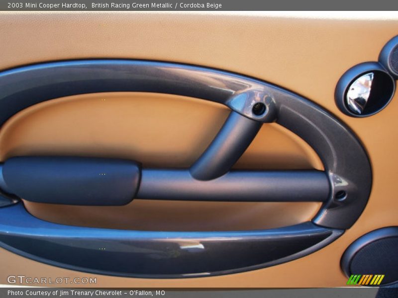 British Racing Green Metallic / Cordoba Beige 2003 Mini Cooper Hardtop