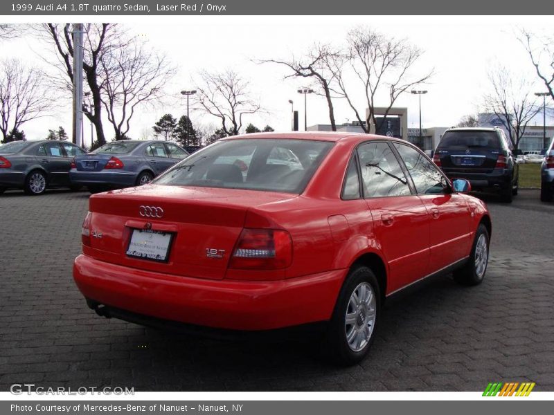 Laser Red / Onyx 1999 Audi A4 1.8T quattro Sedan