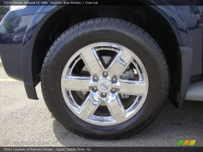 Majestic Blue Metallic / Charcoal 2009 Nissan Armada LE 4WD