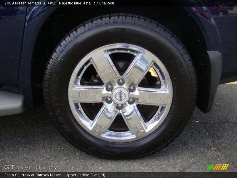 Majestic Blue Metallic / Charcoal 2009 Nissan Armada LE 4WD