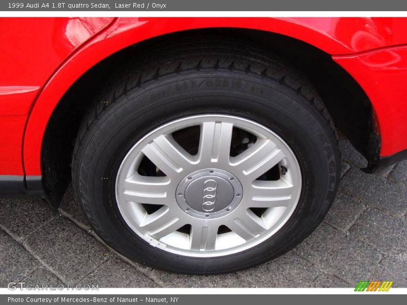 Laser Red / Onyx 1999 Audi A4 1.8T quattro Sedan