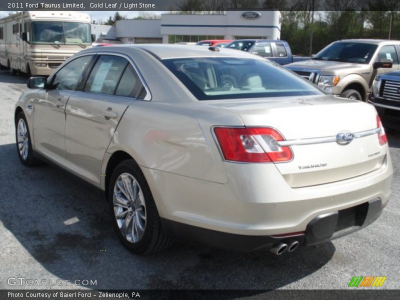 Gold Leaf / Light Stone 2011 Ford Taurus Limited