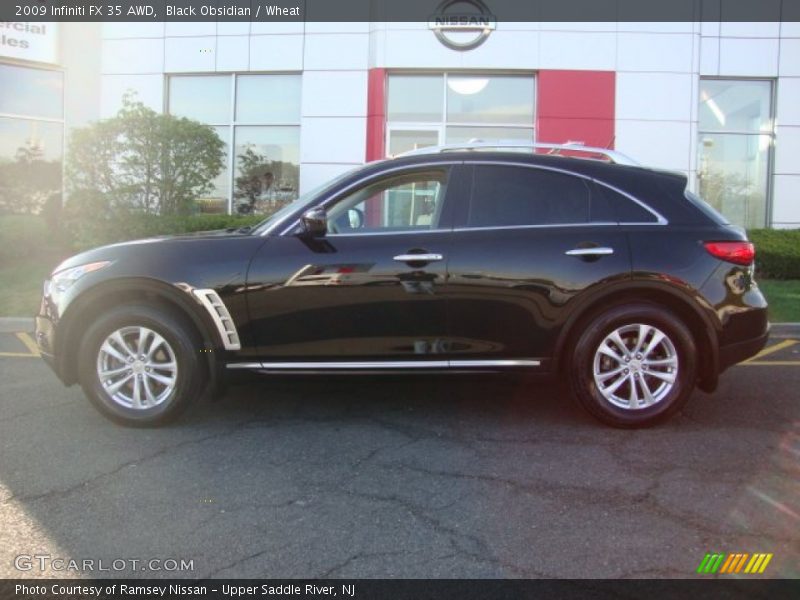 Black Obsidian / Wheat 2009 Infiniti FX 35 AWD