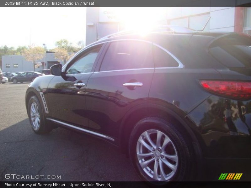 Black Obsidian / Wheat 2009 Infiniti FX 35 AWD
