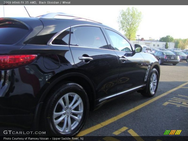 Black Obsidian / Wheat 2009 Infiniti FX 35 AWD