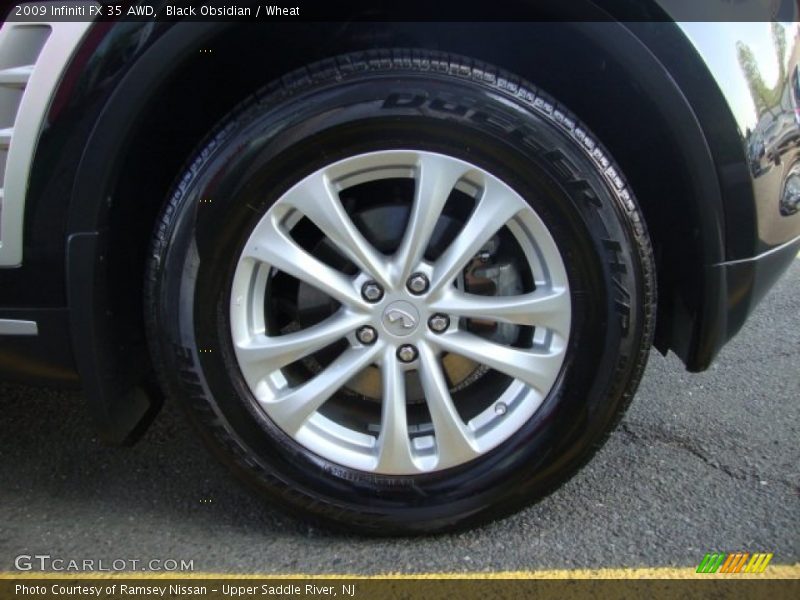 Black Obsidian / Wheat 2009 Infiniti FX 35 AWD
