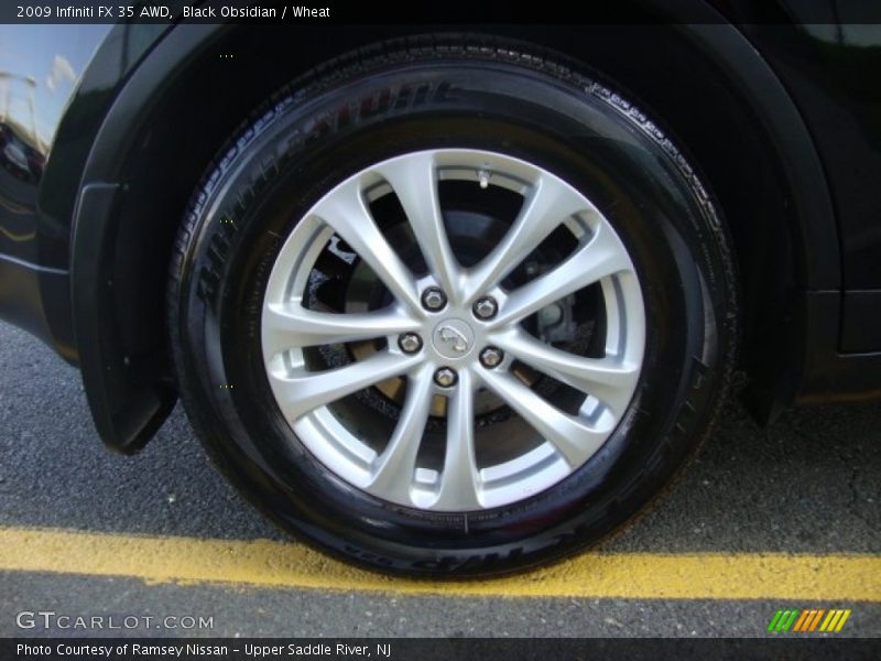 Black Obsidian / Wheat 2009 Infiniti FX 35 AWD