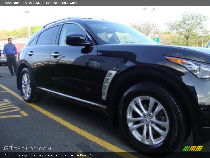 Black Obsidian / Wheat 2009 Infiniti FX 35 AWD