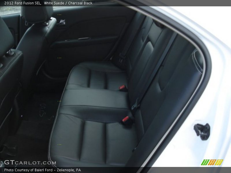 White Suede / Charcoal Black 2012 Ford Fusion SEL